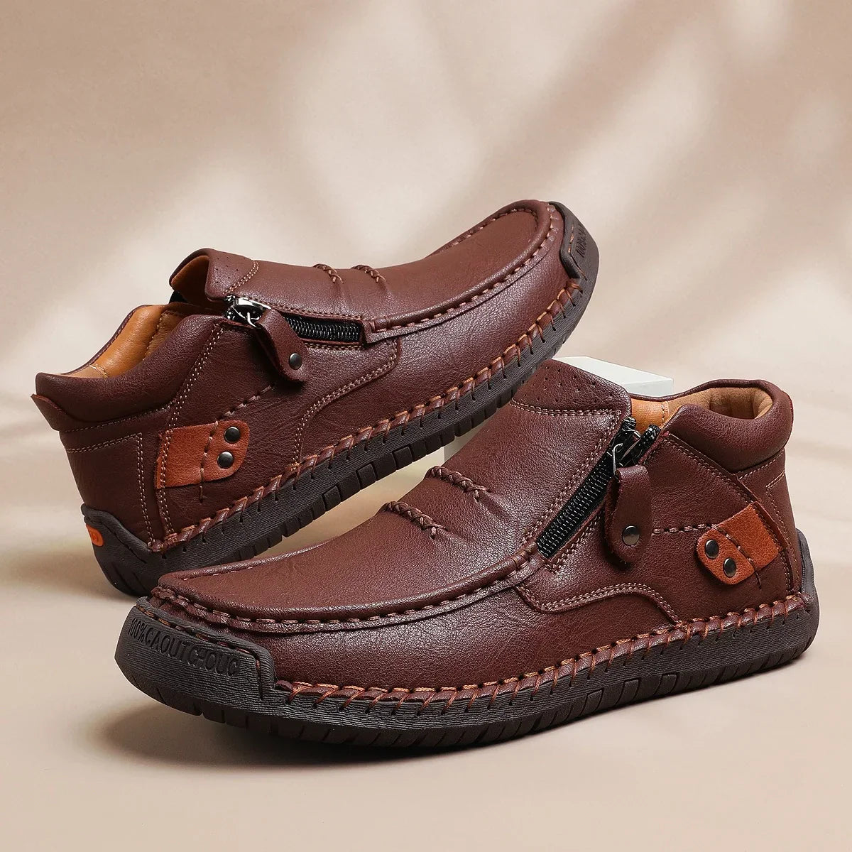 Barton™ - Chaussures en cuir faites à la main, alliant confort et caractère