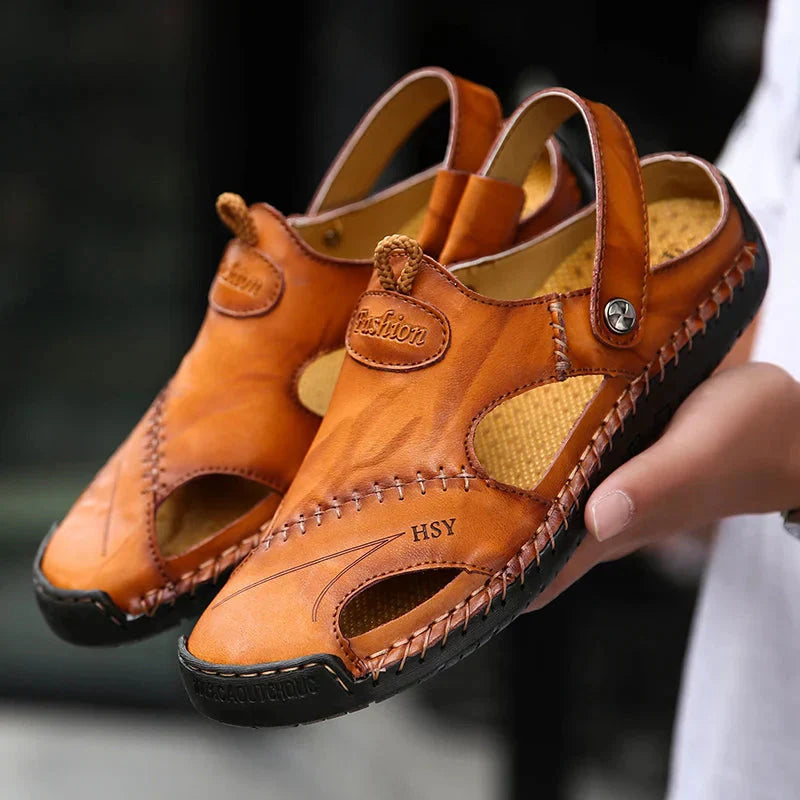 Sandales Orthopédiques en Cuir / Modeline™