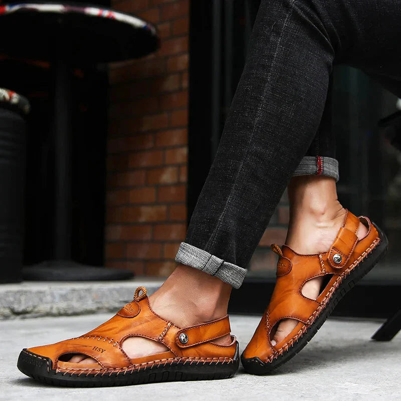 Sandales Orthopédiques en Cuir / Modeline™
