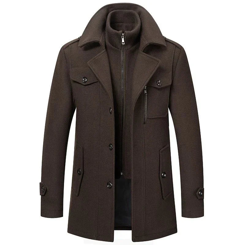 Manteau deux pièces pour homme : style et chaleur au quotidien • Peaky™