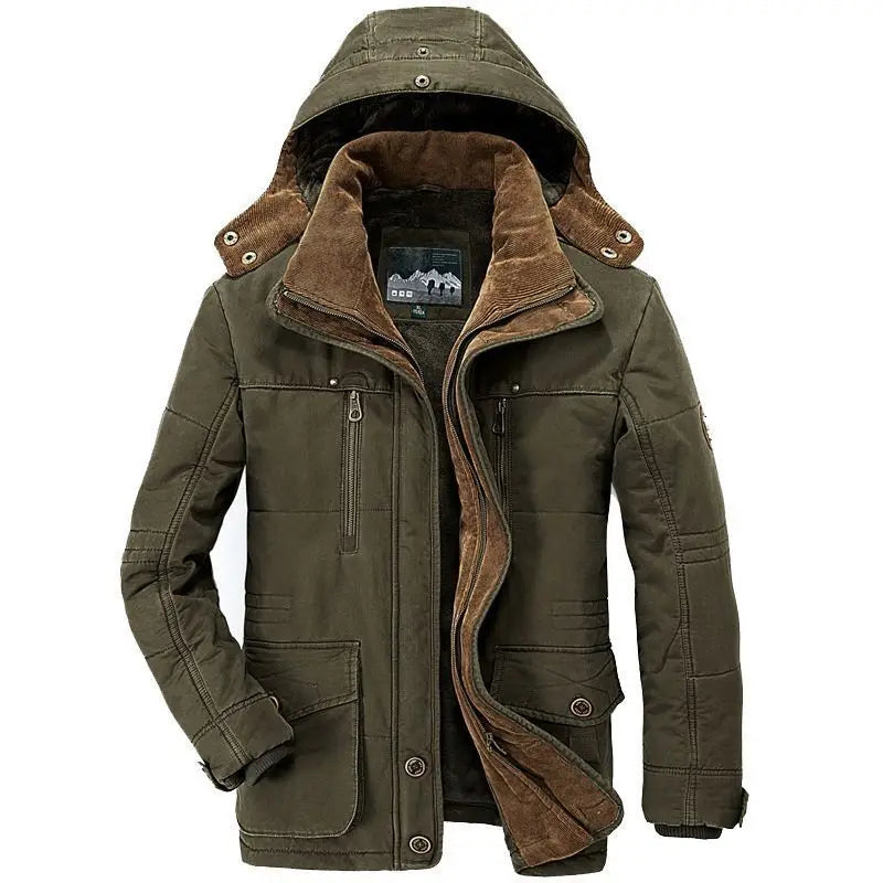 Manteau d'hiver long James Premium pour homme | Zavon