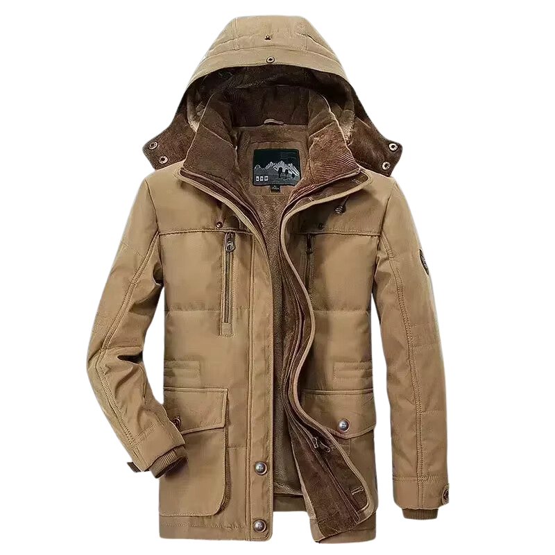 Manteau d'hiver long James Premium pour homme | Zavon